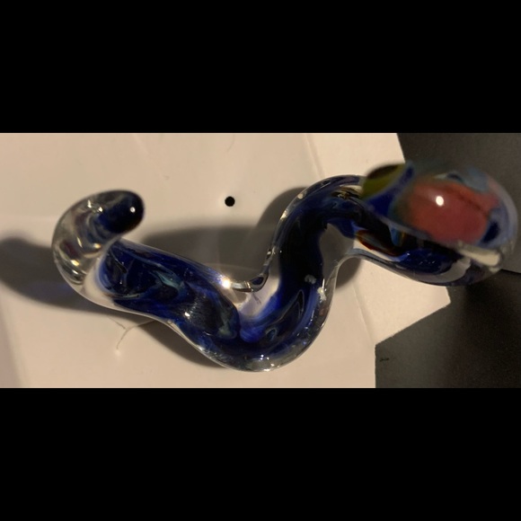 Handmade Glass Cuff Bracelet - Picture 3 of 4